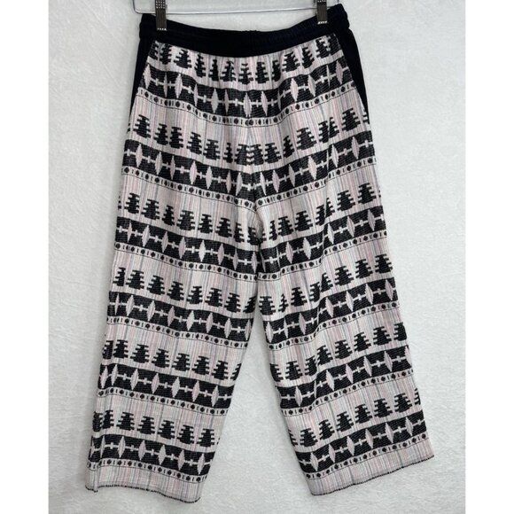 Thakoon Addition Women's Capri IKat Woven Silk Pants size 6 - Picture 4 of 6